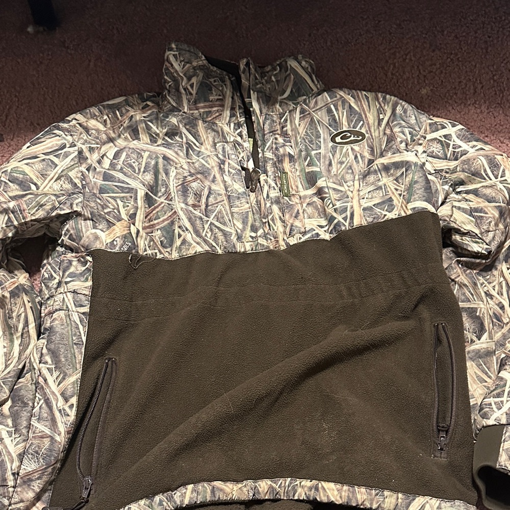 Drake Camouflage and Brown Pea Coat